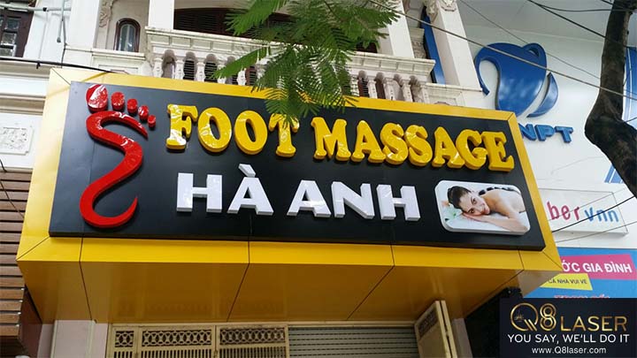 biển quảng cáo massage
