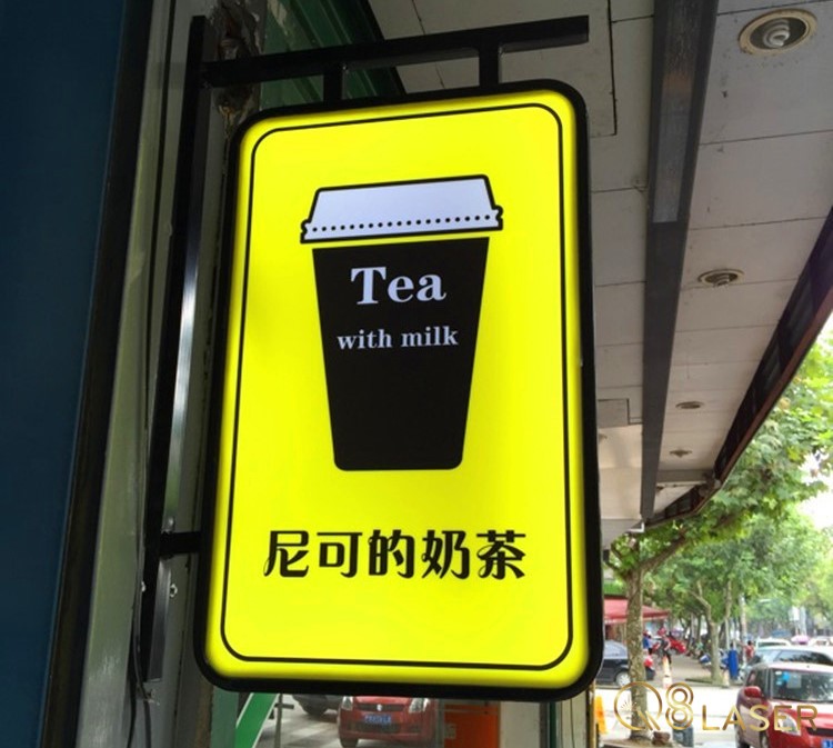 Mẫu bảng hiệu trà sữa đẹp