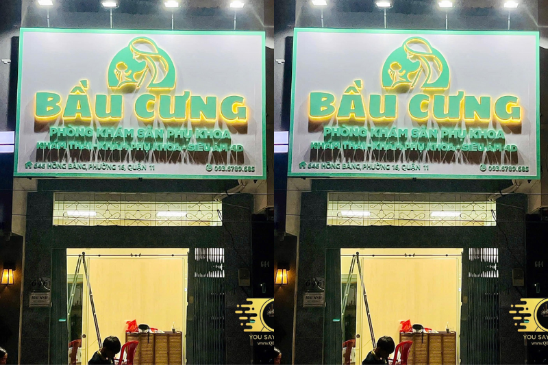 Bảng hiệu logo mica - biển quảng cáo quận 11