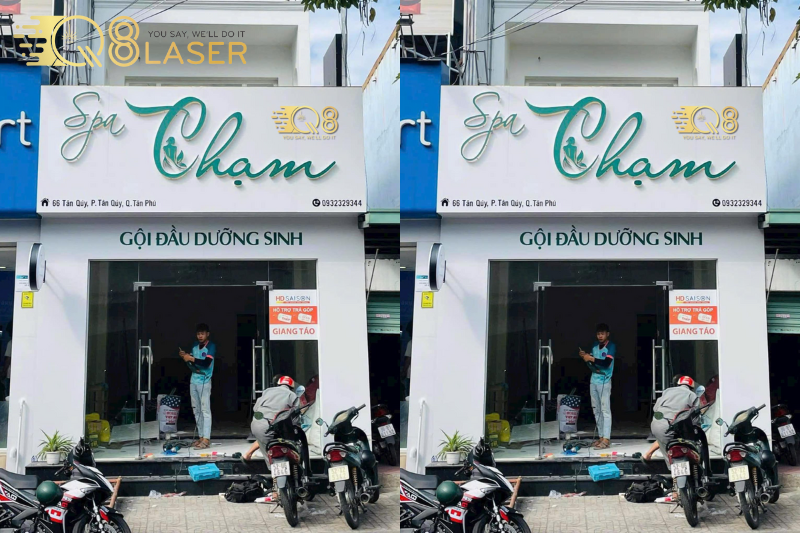 Bảng hiệu logo mica - biển quảng cáo quận Tân Phú