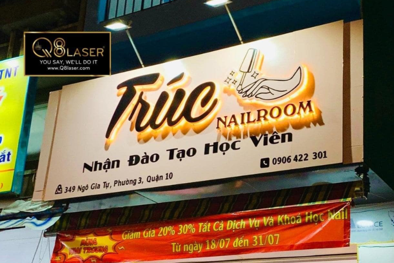 Biển hiệu Mica - biển quảng cáo quận 10