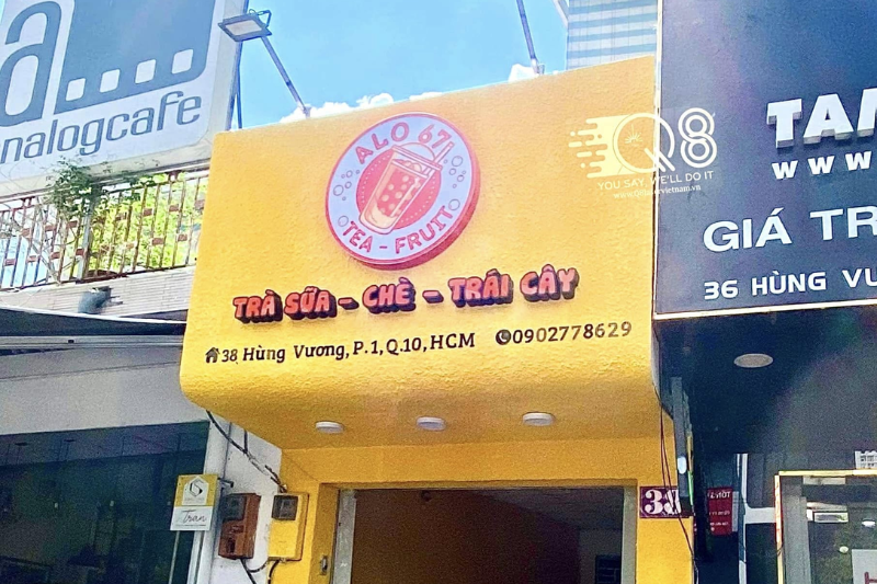Biển hiệu quận 10 độc đáo