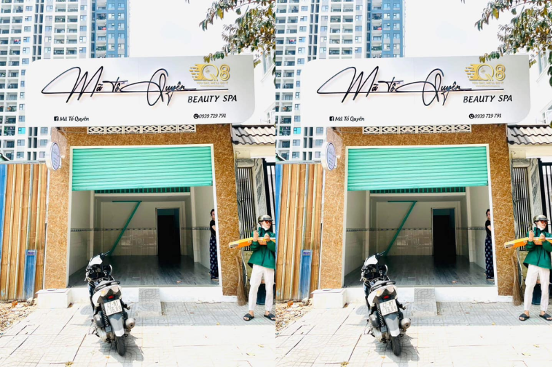 Biển hiệu Quận 4 độc đáo