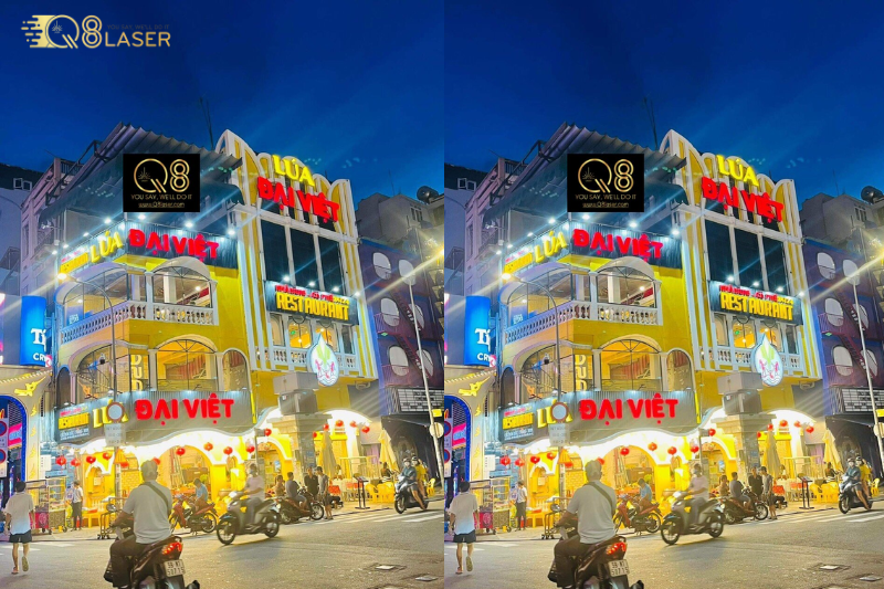 Biển hiệu quảng cáo quận 3 cho cửa hàng nhà hàng