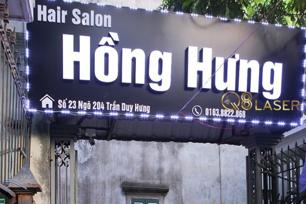 Mẫu biển quảng cáo salon tóc