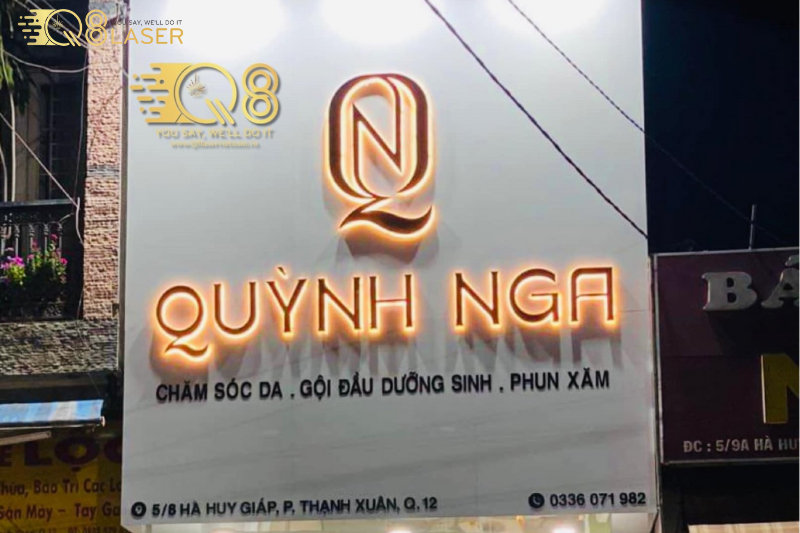 Đơn vị thi công biển hiệu quận quận 12 uy tín 