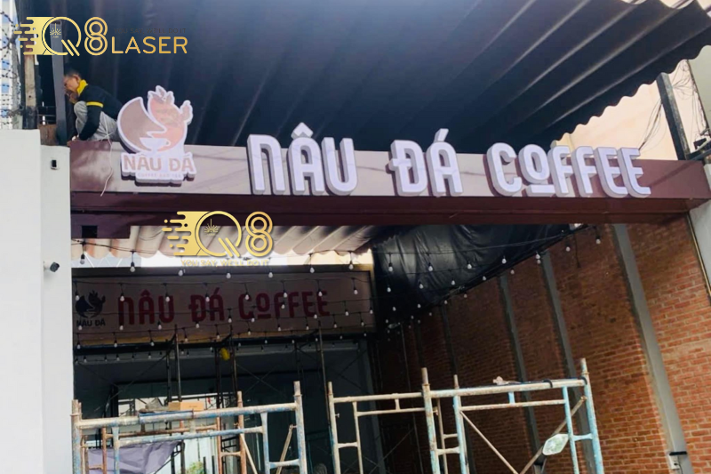Quy Trình Lắp Đặt biển quảng cáo quận 5 của Q8 Laser Việt Nam