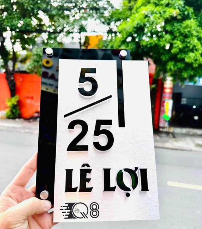 Báo giá làm biển số nhà tại Hồ Chí Minh giá rẻ