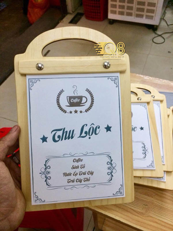 Lưu ý khi làm menu gỗ
