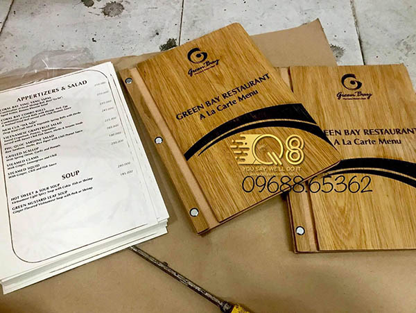 Menu gỗ hot nhất hiện nay