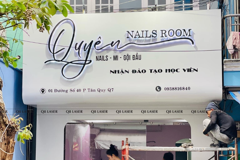 Đặt tên tiệm nail nối mi kết hợp