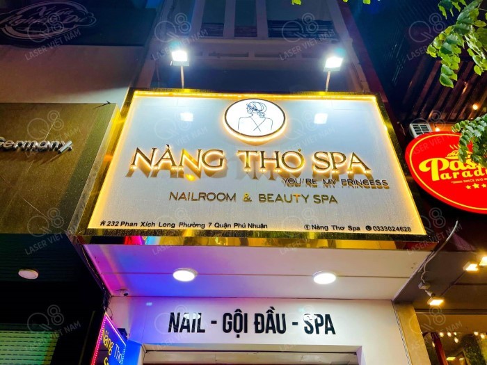 biển hiệu quảng cáo spa 