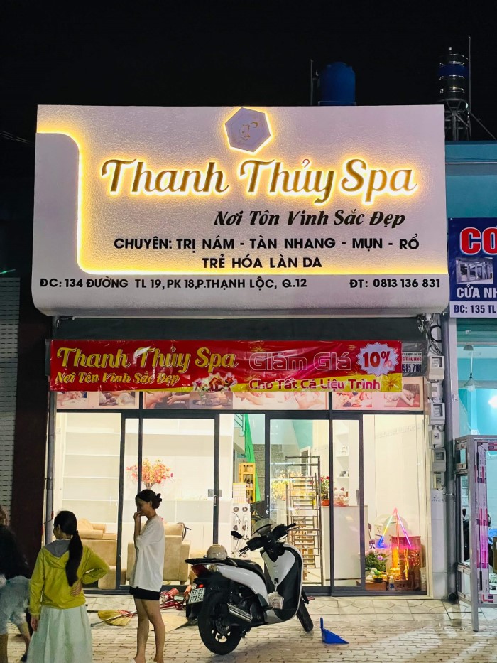 bảng hiệu tiệm spa đẹp