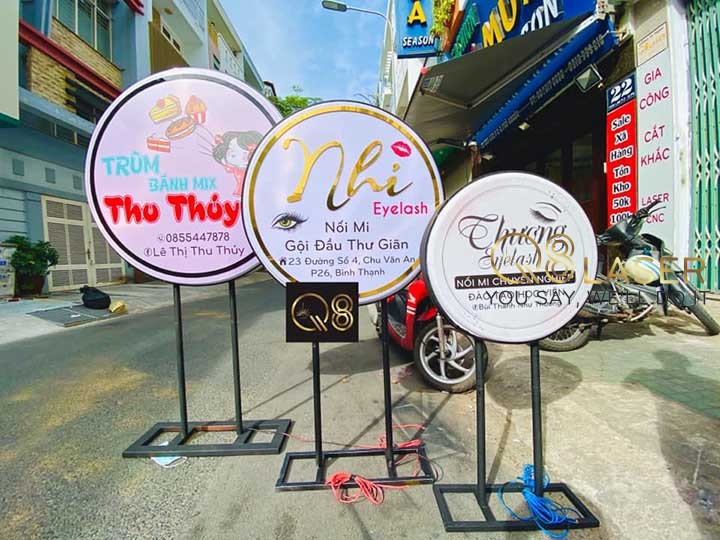Lưu ý khi thiết kế và đặt làm hộp đèn mica 5 mặt
