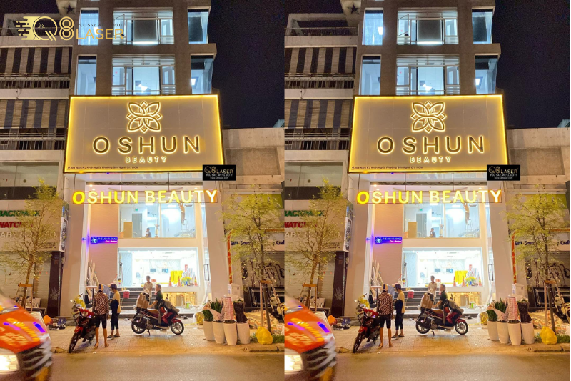Bảng hiệu alu chữ nổi tinh tế
