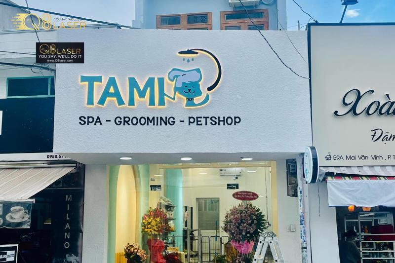 Bảng hiệu chăm sóc thú cưng tại Lai Châu