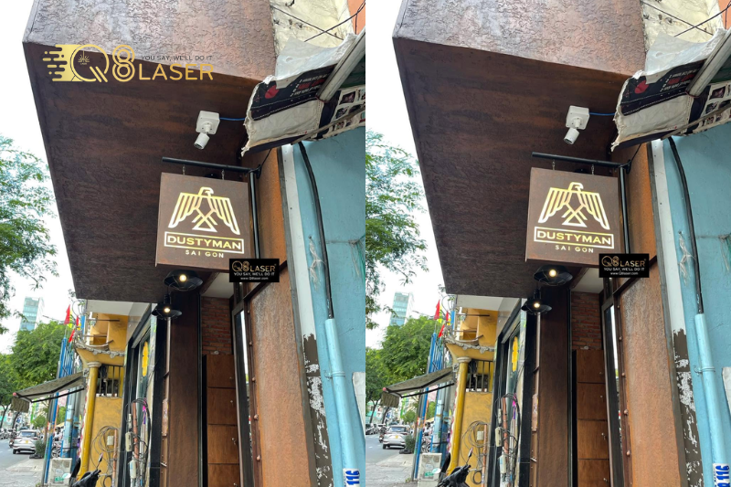 Bảng hiệu cửa hàng hiện đại tại Tuyên Quang