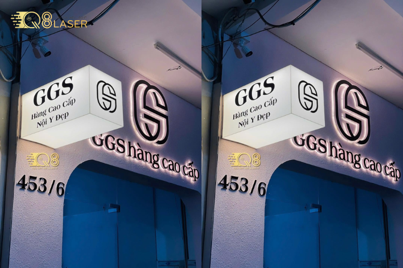 Bảng hiệu gỗ khắc CNC cổ điển