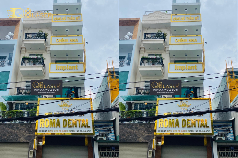 Bảng hiệu nha khoa tại Lai Châu