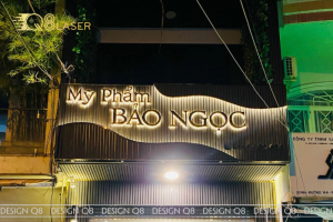 Bảng hiệu tại Cà Mau dành cho quán cafe nhỏ gọn