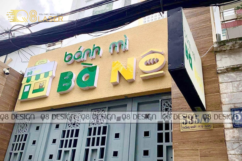 Bảng hiệu tại Cao Bằng alu chữ nổi – lựa chọn phổ biến cho cửa hàng tại Cao Bằng