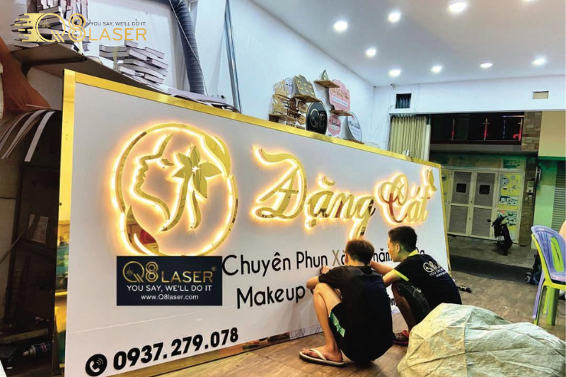 Lưu ý quan trọng khi thiết kế và lắp bảng hiệu tại Thái Nguyên