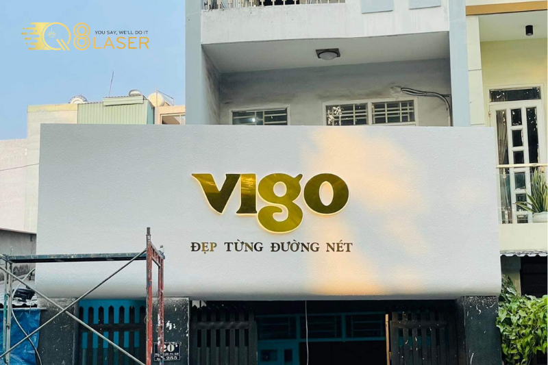 Mẫu bảng hiệu tại Điện Biên dành cho spa và salon cao cấp