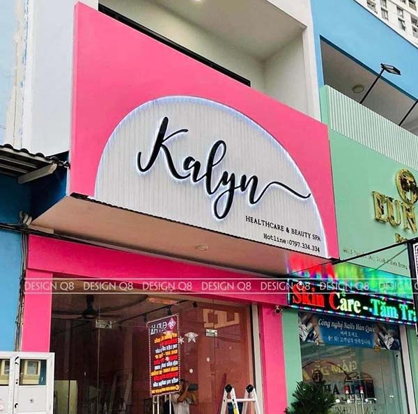 Bảng hiệu beauty spa