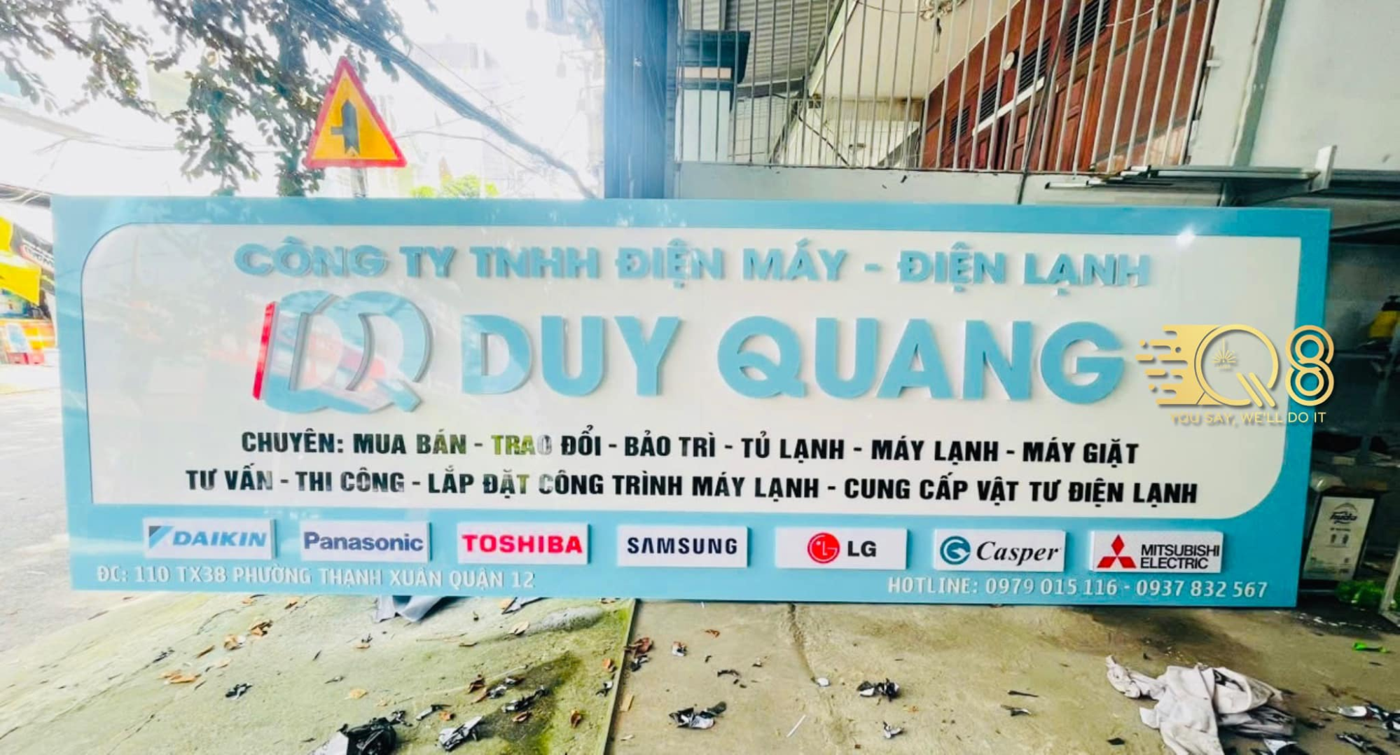 Bảng hiệu logo mica - Bảng hiệu công ty đẹp