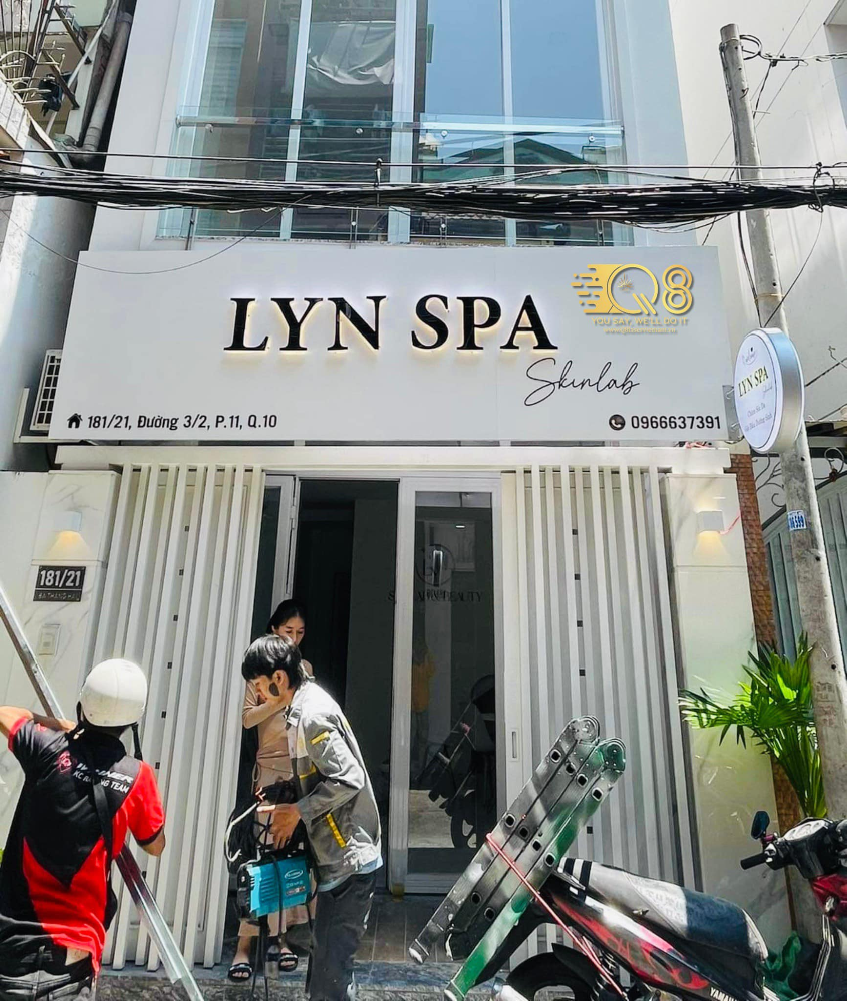 Bảng hiệu spa tại quận 10 