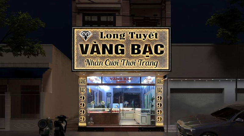Bảng hiệu tiệm vàng phong thủy, hợp mệnh