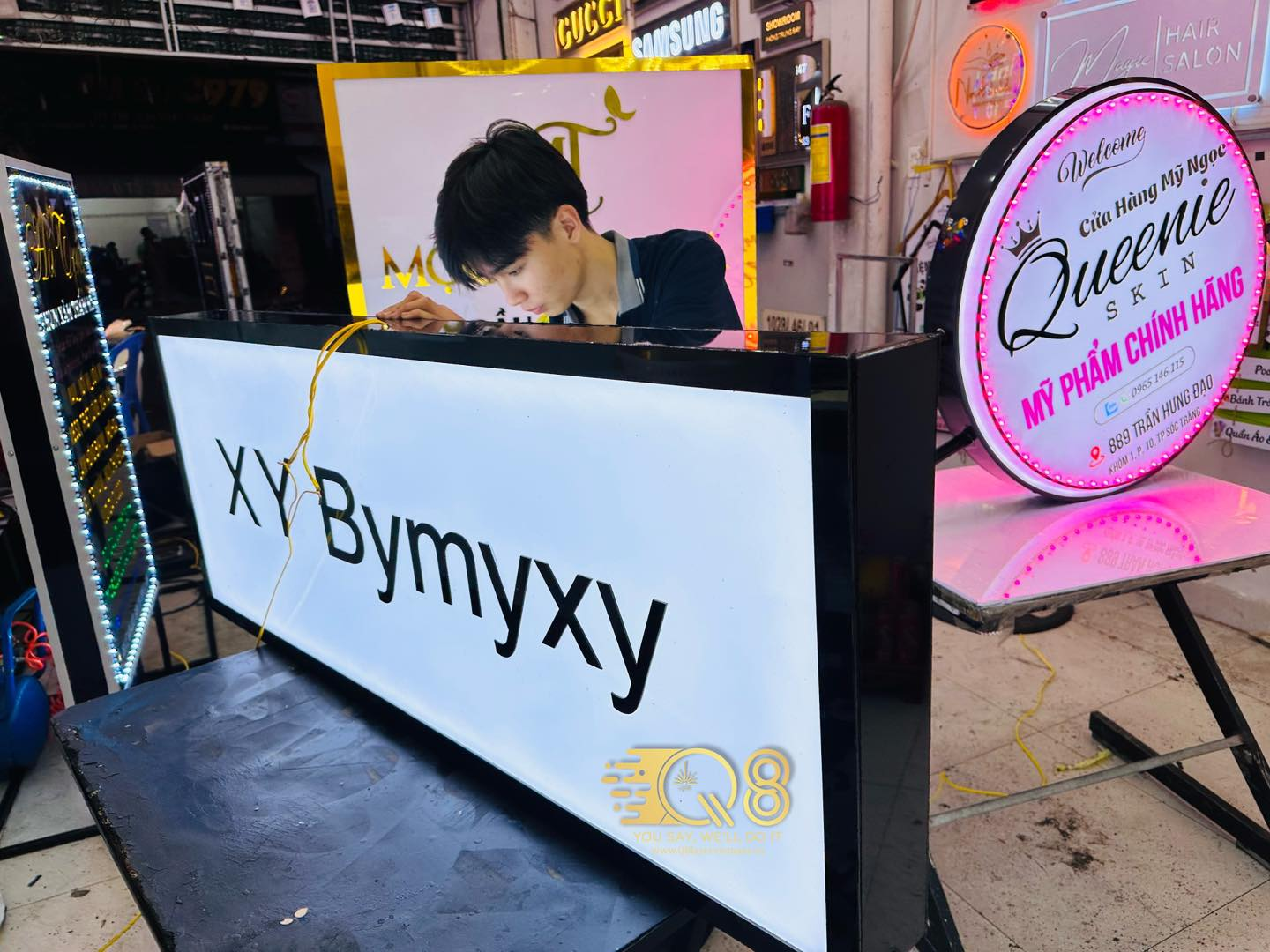 Bảng vẫy đèn led độc đáo