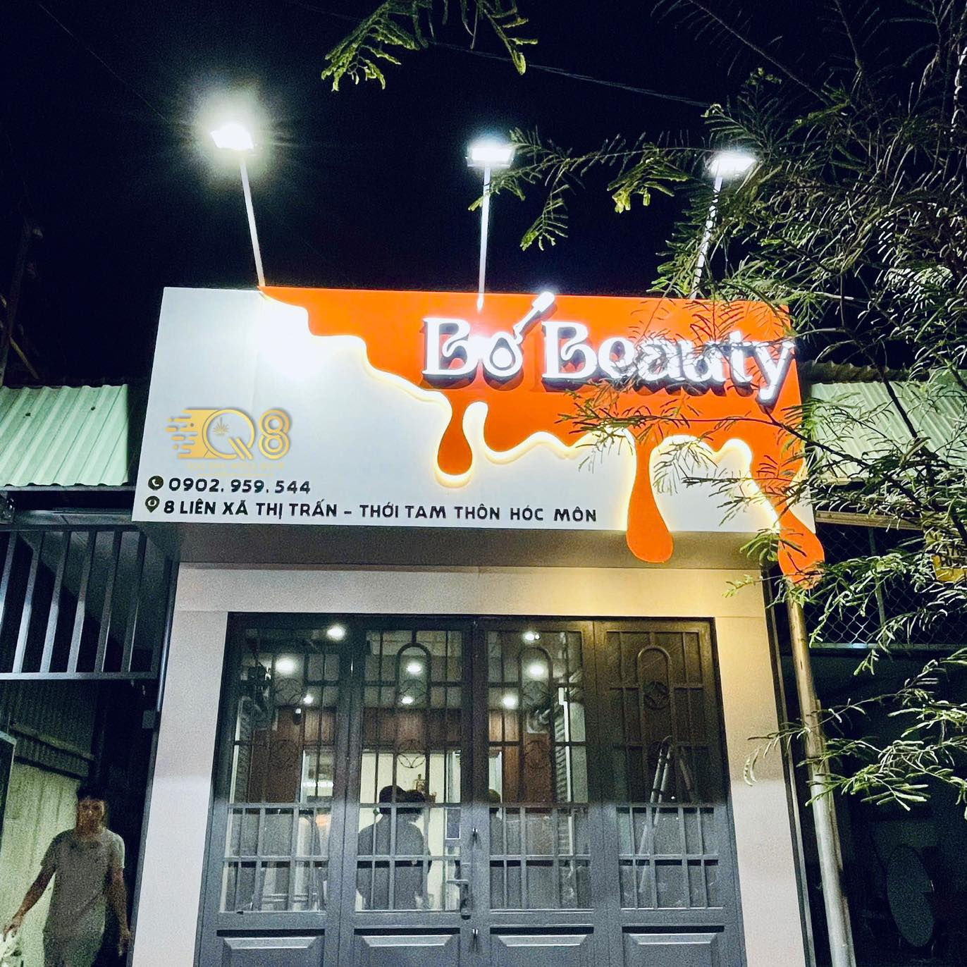 Biển bạt căng khung nhôm - Biển bạt spa