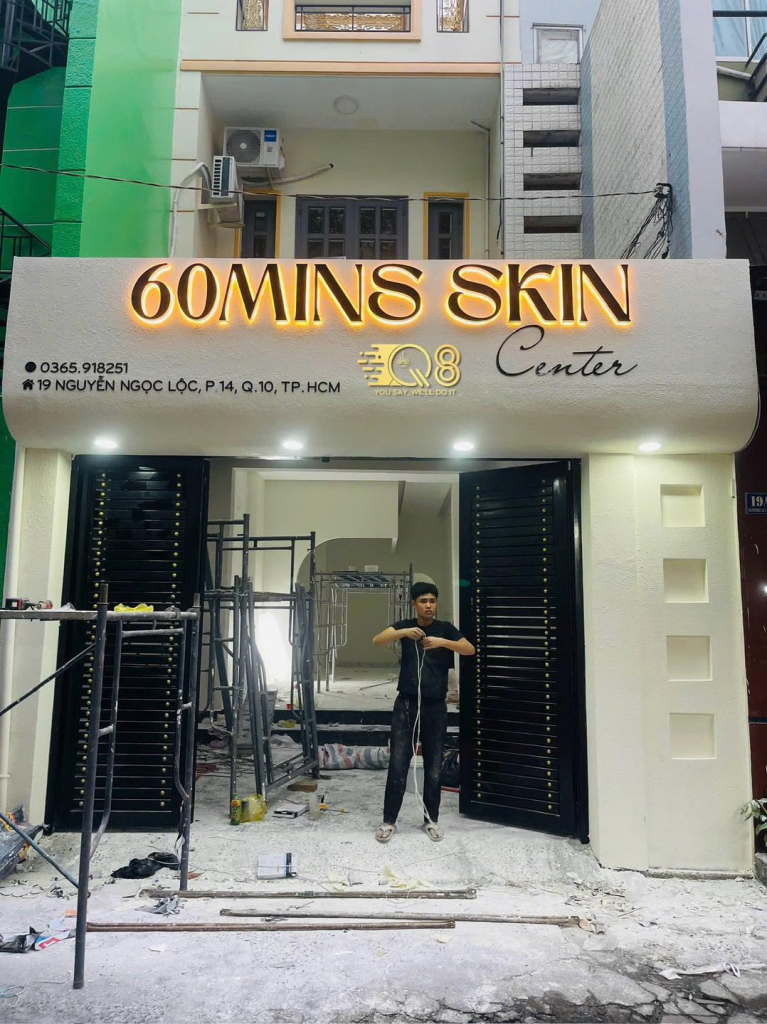 Top 10+ mẫu biển bạt spa đẹp nhất hiện nay