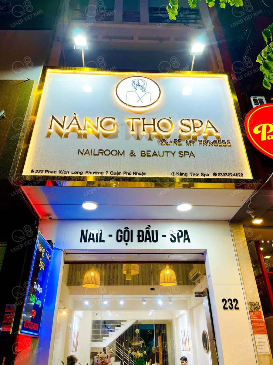 Top 10+ mẫu biển bạt spa đẹp nhất hiện nay