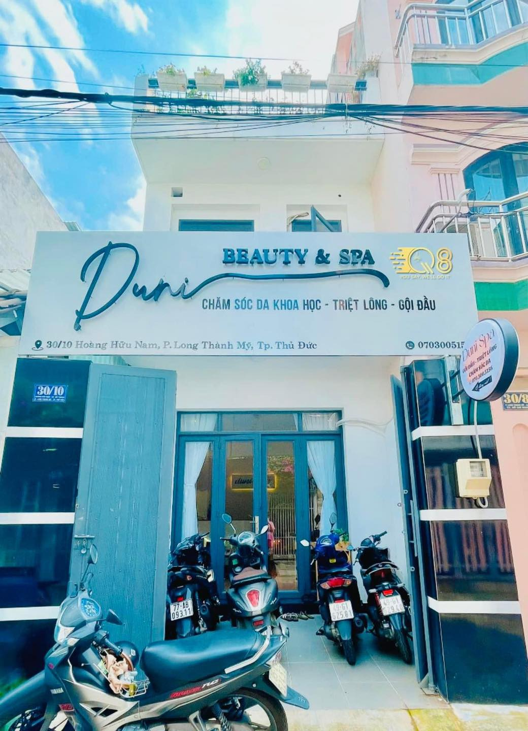 Biển bạt khung sắt - Biển bạt spa