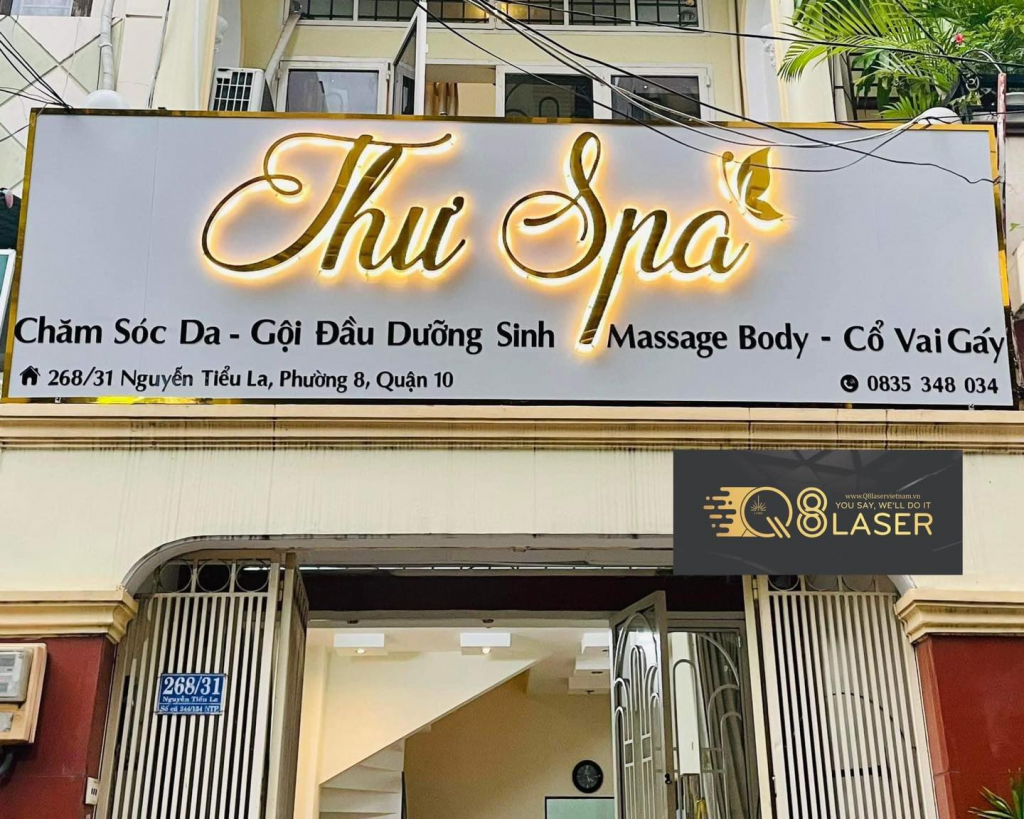 Top 10+ mẫu biển bạt spa đẹp nhất hiện nay