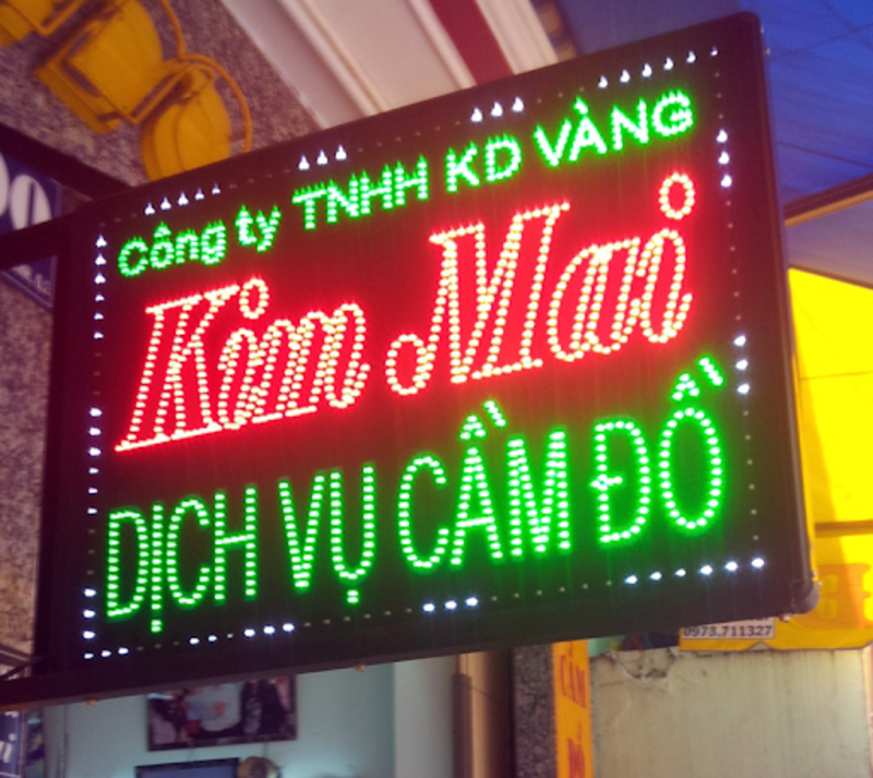 Hình ảnh bảng led ma trận đẹp trong nhà