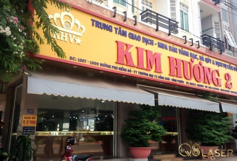 Kích thước bảng hiệu theo thước Lỗ Ban (cung tốt) cho biển hiệu tiệm vàng