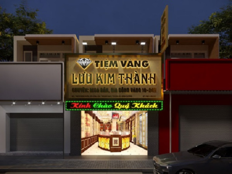 Tại sao bảng hiệu tiệm vàng quan trọng trong kinh doanh?