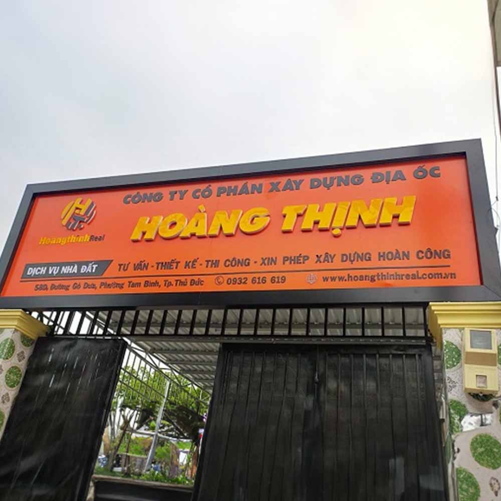 Thi công bảng hiệu công ty đẹp