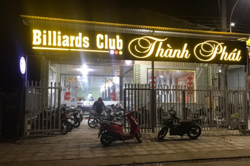 Ánh sáng bảng hiệu bida