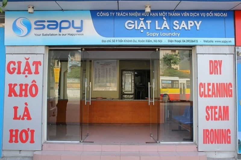 Bảng hiệu giặt sấy bạt Hiflex