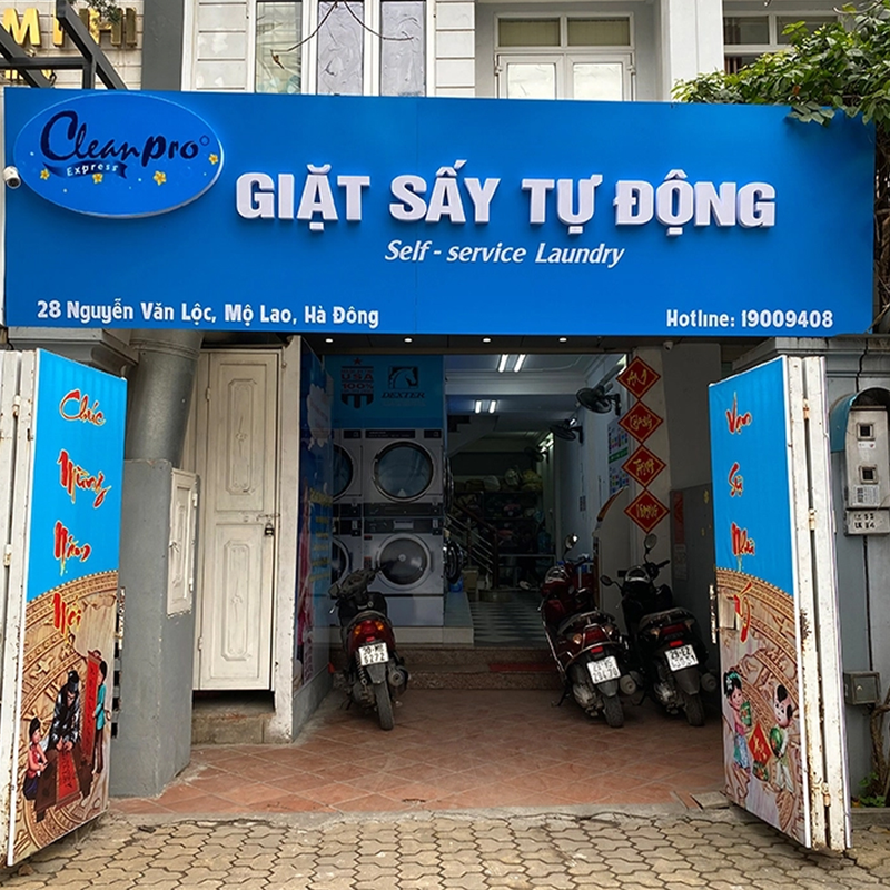 Bảng hiệu giặt sấy là gì?