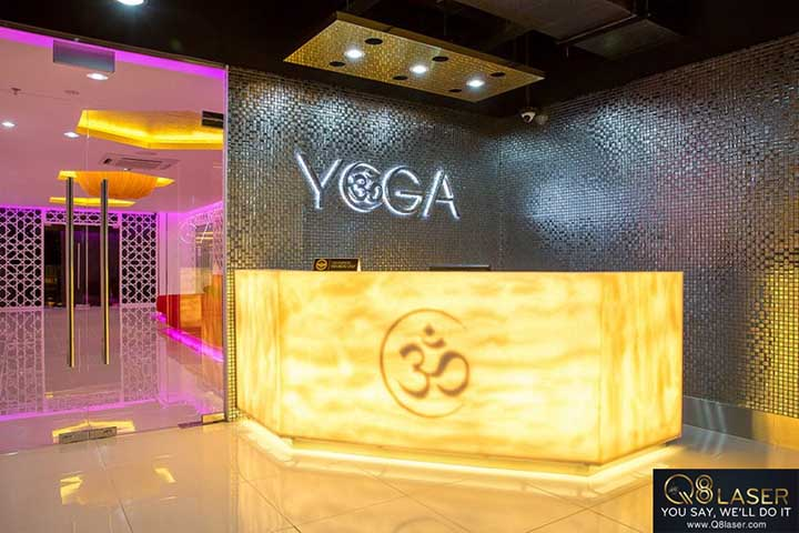 Bảng hiệu gỗ khắc laser - Bảng hiệu yoga