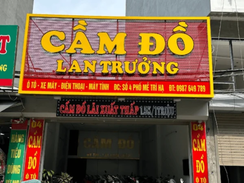 Vì sao bảng hiệu cầm đồ quan trọng