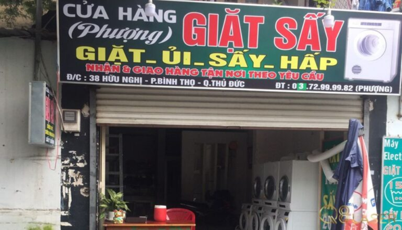 Lưu ý khi làm bảng hiệu giặt sấy