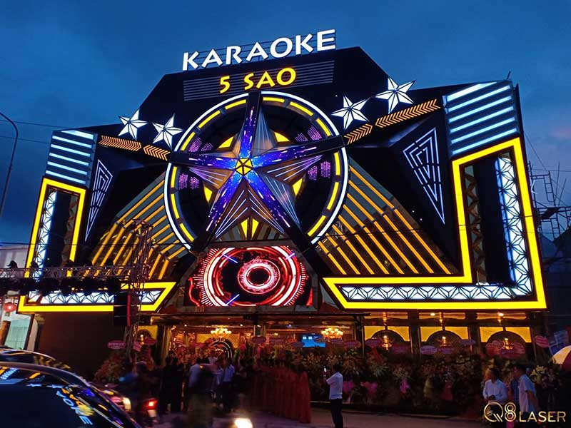Mẫu bảng hiệu karaoke led giá rẻ đẹp đẳng cấp