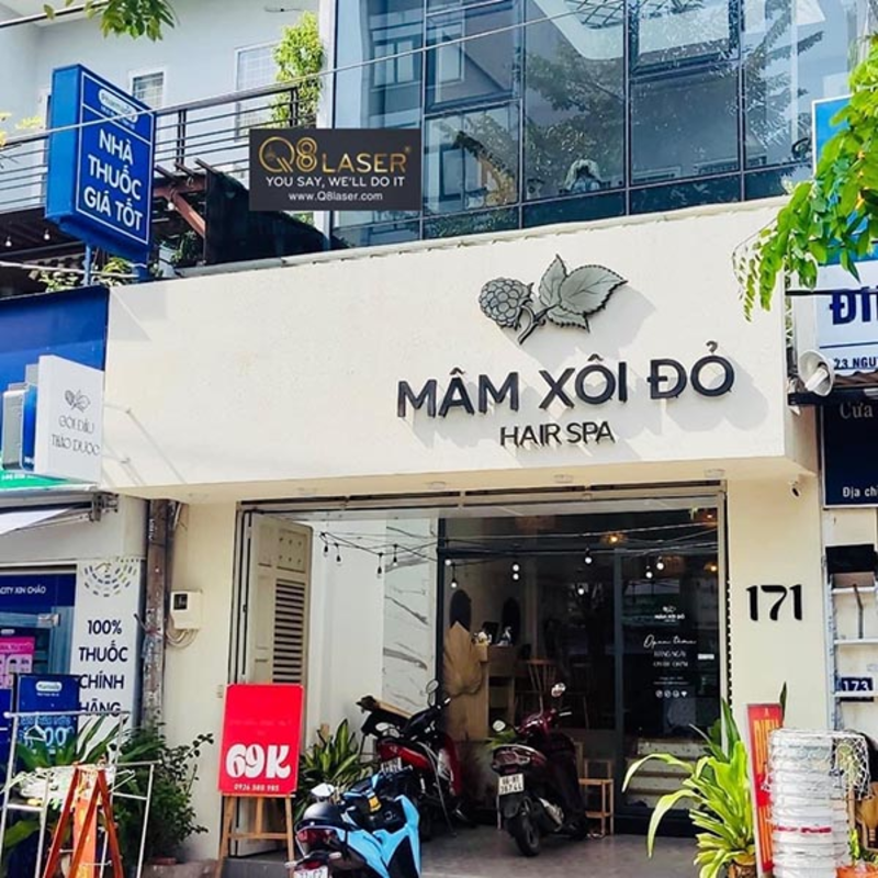 Bảng hiệu Cemboard giả gỗ