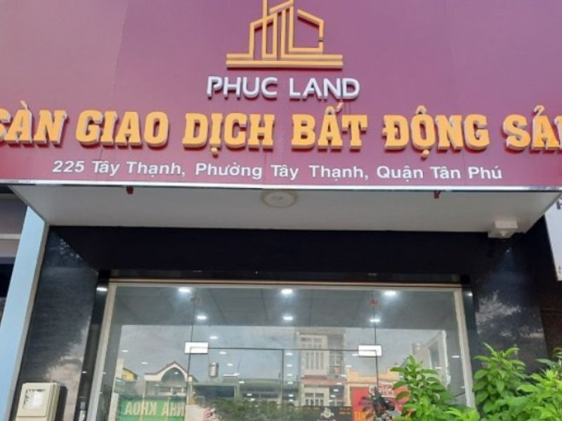 Bảng hiệu nhà đất bằng mica